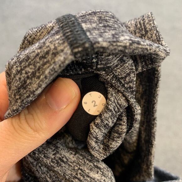 Lululemon Leggings Womens 2 Gray Heather Wunder Under High Rise Fitted Cropped - Picture 11 of 13